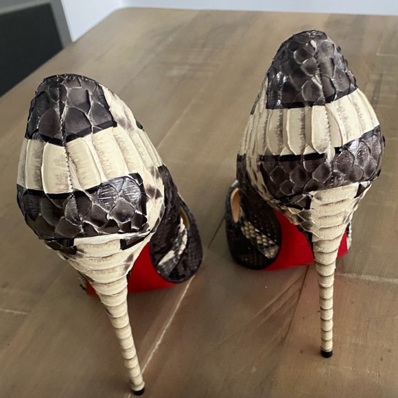 Christian Louboutin Python Heels - - Picture 2 of 4